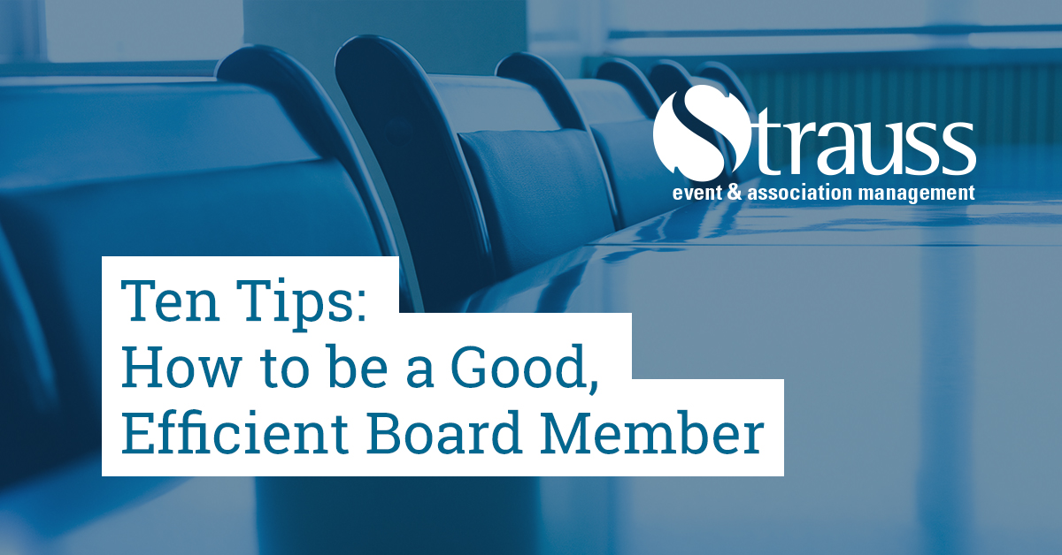 Ten Tips How to be a Good Efficient Board Member FB
