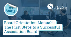 12 Board orientation manuals the first steps to a successful association board